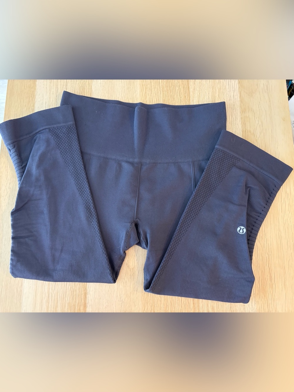 lululemon athletica Blue/Purple Cropped Leggings
